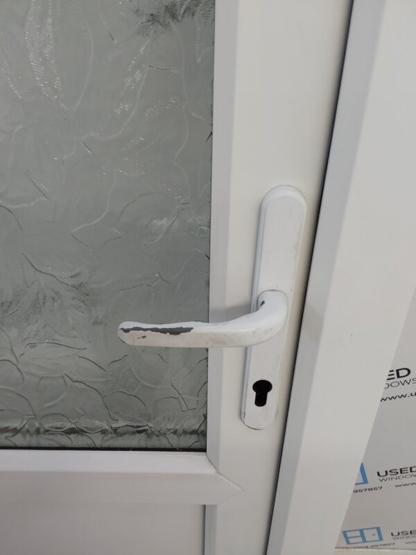 Used White Upvc Back Door 855mm x 2090mm 0027 - Image 7