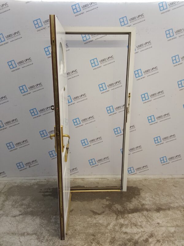 Used White Upvc Front Door 850mm x 2015mm 0822 - Image 3