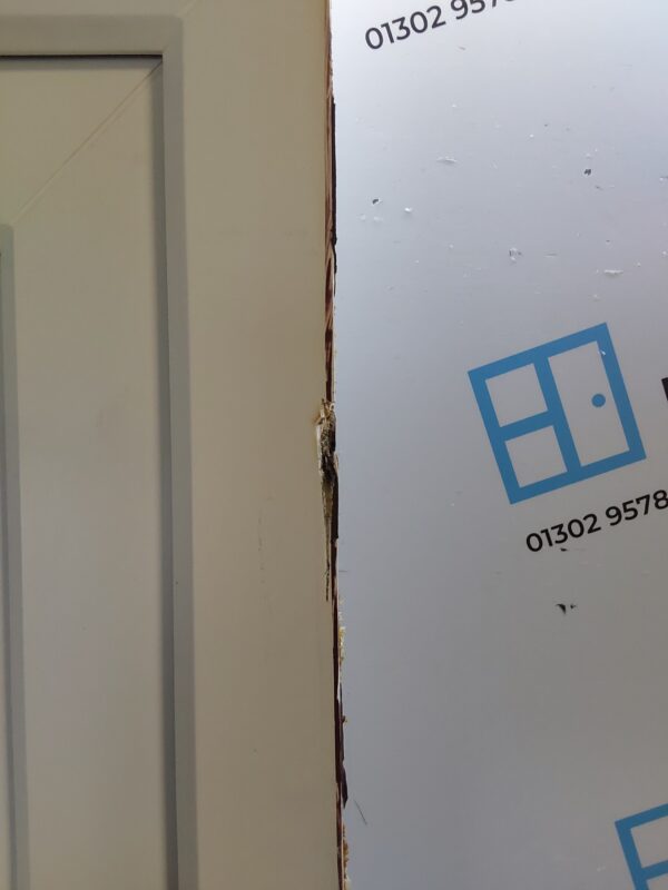 Used White Upvc Front Door And Toplight 820mm x 2505mm 0822 - Image 8