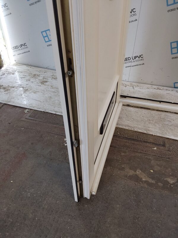 Used White Upvc Front Door And Toplight 820mm x 2505mm 0822 - Image 6