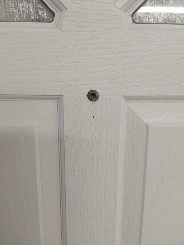 Used White Composite Front Door 925mm x 2025mm 0690 - Image 8
