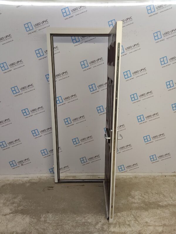 Used Brown Composite Front Door 815mm x 2070mm (Reduce To 2045mm) 0015 - Image 3