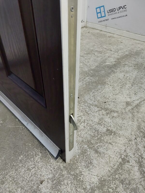 Used Brown Composite Front Door 815mm x 2070mm (Reduce To 2045mm) 0015 - Image 6