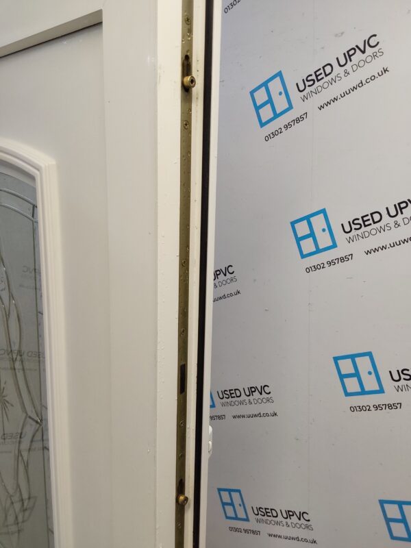 Used White Upvc Front Door And Side Panel 1735mm x 2090mm DS017 - Image 4