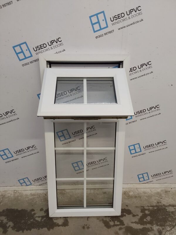 Used White Upvc Window 555mm x 1200mm C3130 - Image 2