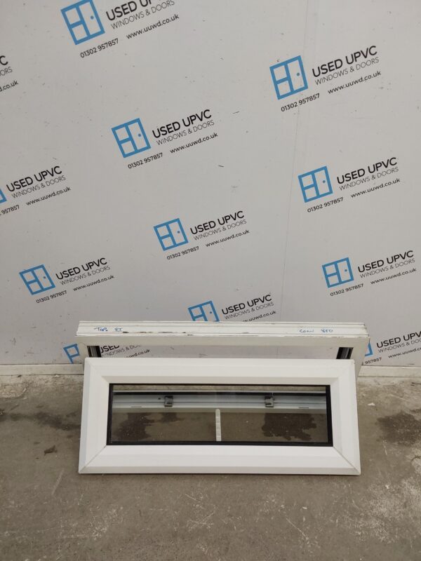 Used White Upvc Window 865mm x 385mm C3134 - Image 2