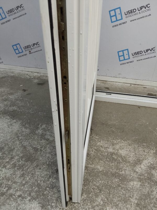 Used White Upvc Front Door With Side Panels And Toplight 1240mm x 2290mm DS018 - Image 6