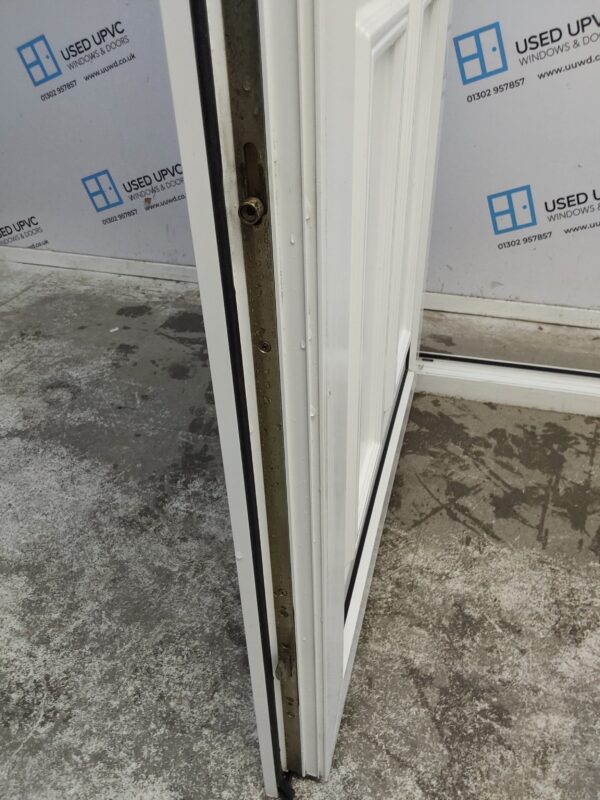 Used White Upvc Front Door And Side Panel 1225mm x 2035mm DS026 - Image 6