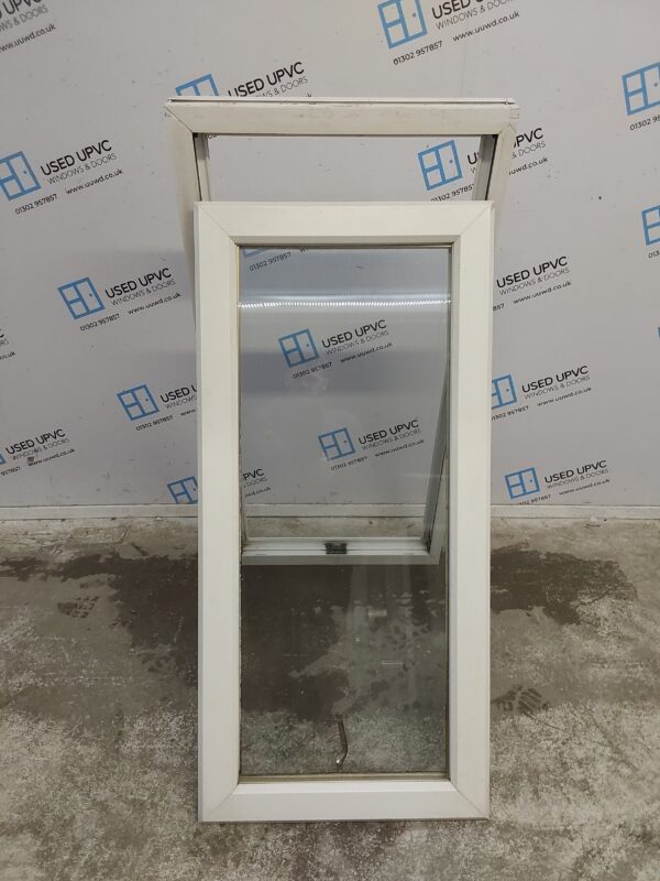 Used White Upvc Window 615mm x 1245mm C3135 - Image 2