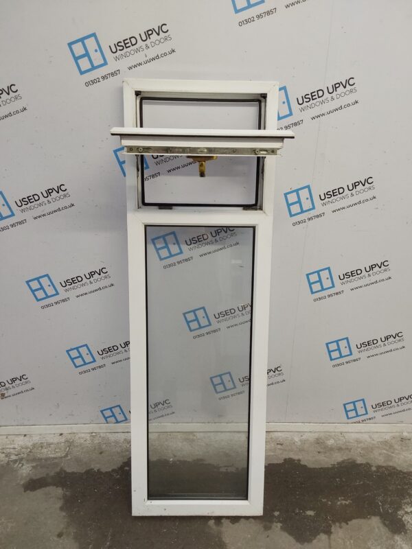 Used White Upvc Window 470mm x 1470mm C4B020 - Image 2