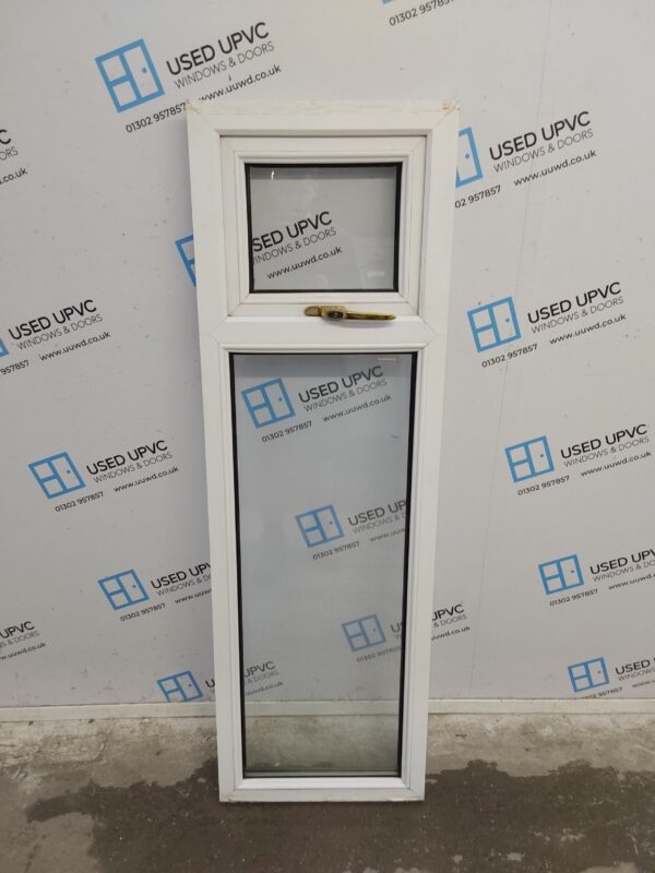 Used White Upvc Window 470mm x 1470mm C4B020 - Image 3