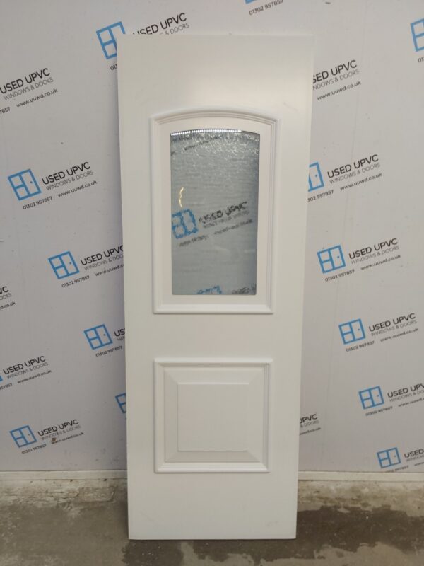 Used White Upvc Back Door Panel 656mm x 1844mm x 28mm UDP0011 - Image 4