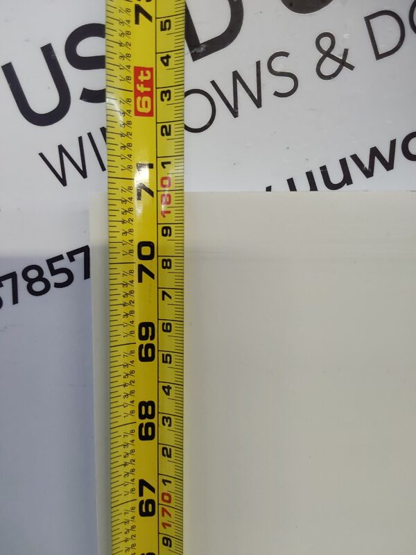 Used White Upvc Front Door Panel 620mm x 1800mm x 28mm UFDP0004 - Image 3