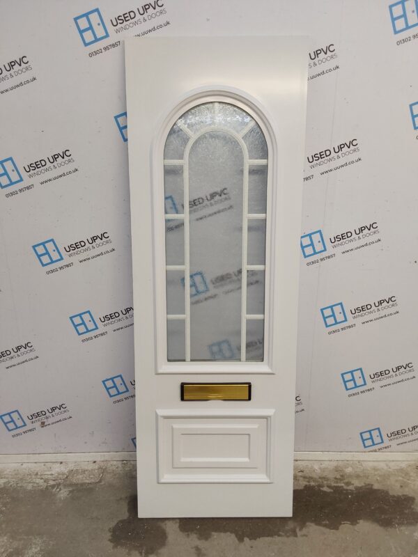 Used White Upvc Front Door Panel 620mm x 1800mm x 28mm UFDP0004 - Image 4