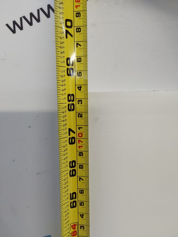 Used White Upvc Back Door Panel 545mm x 1735mm x 28mm UDP0012 - Image 3