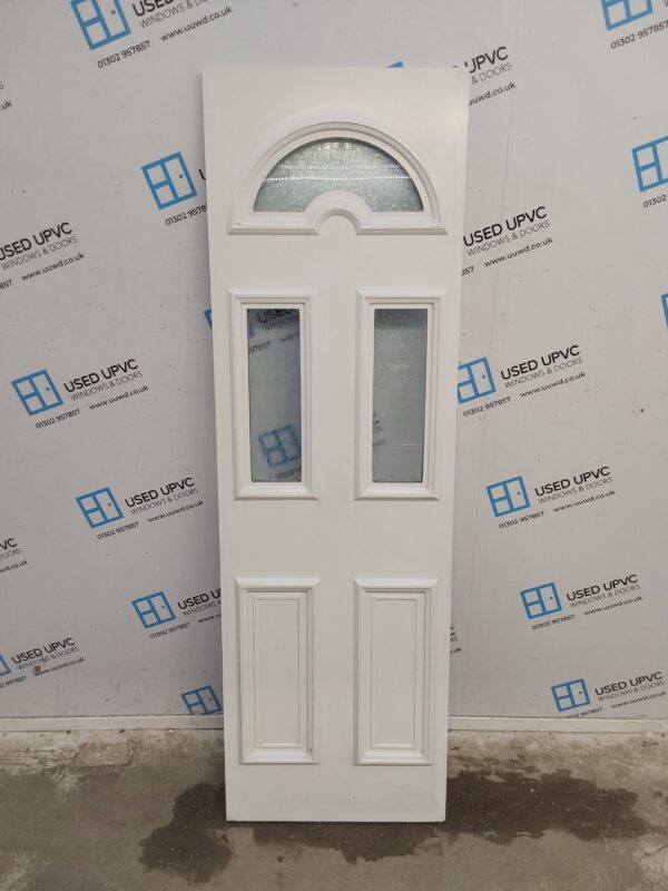 Used White Upvc Back Door Panel 545mm x 1735mm x 28mm UDP0012 - Image 4