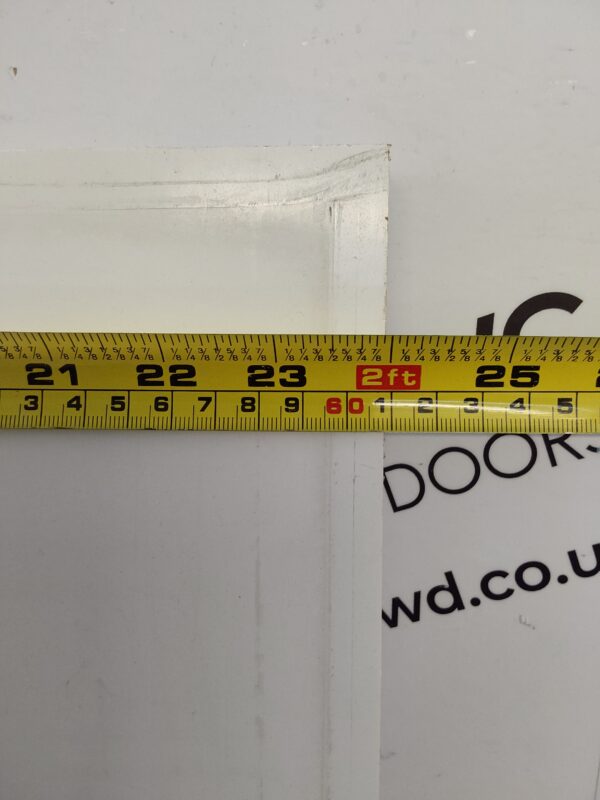 Used White Upvc Back Door Panel 609mm x 1803mm x 28mm UDP0021 - Image 2