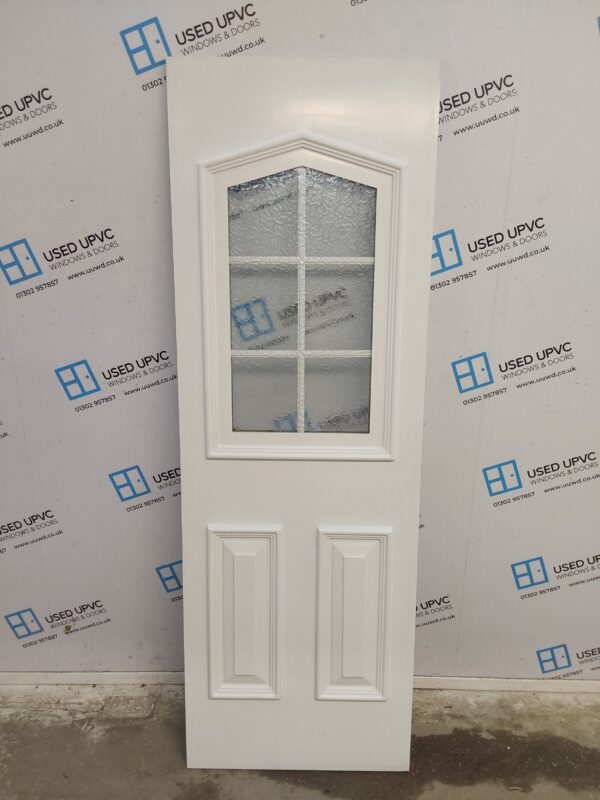 Used White Upvc Back Door Panel 609mm x 1803mm x 28mm UDP0021 - Image 4