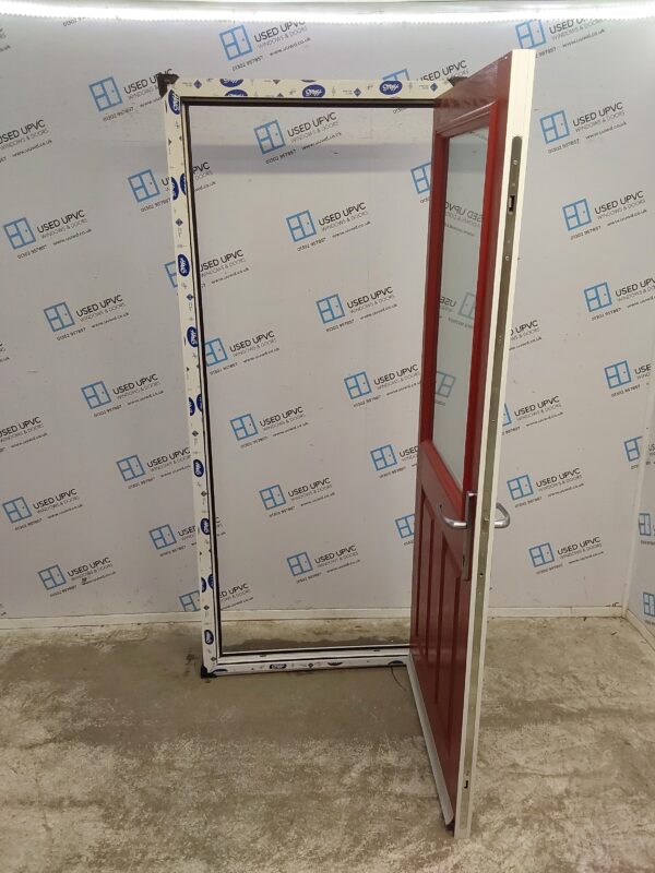 Brand New Red Composite Back Door 880mm x 2040mm ND48 - Image 3