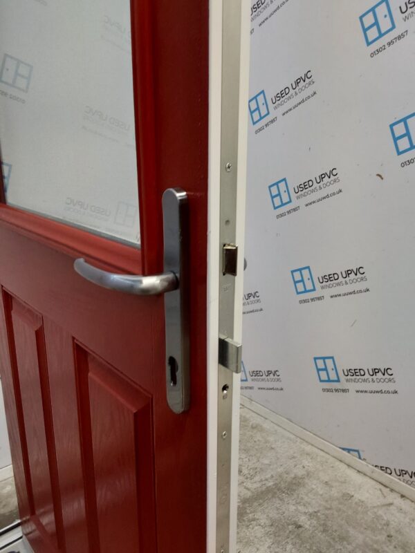 Brand New Red Composite Back Door 880mm x 2040mm ND48 - Image 5