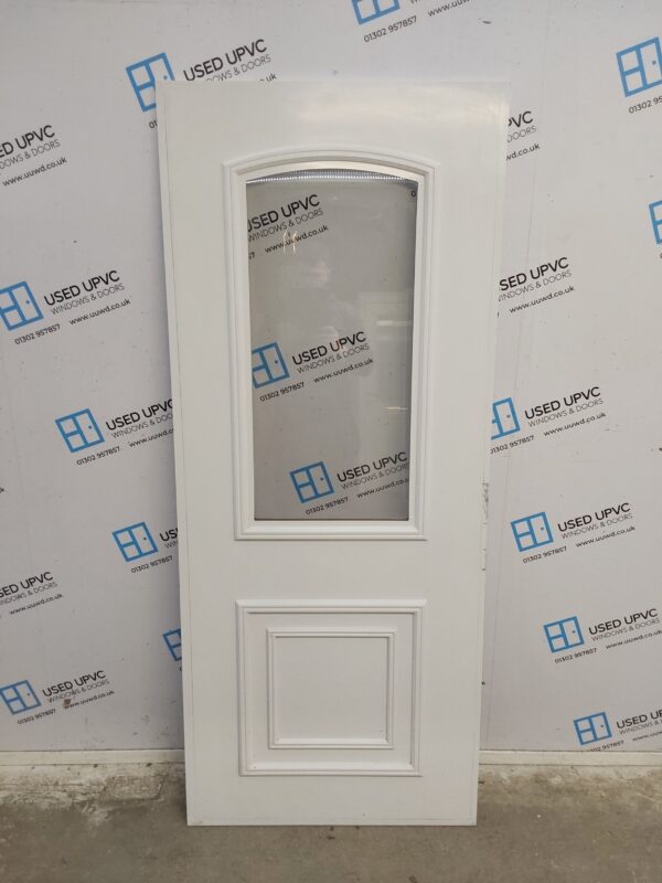 Used White Upvc Back Door Panel 761mm x 1820mm x 20mm UDP0023 - Image 4