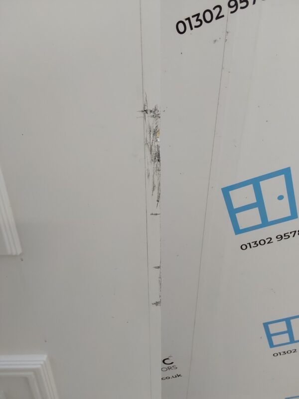 Used White Upvc Back Door Panel 761mm x 1820mm x 20mm UDP0023 - Image 5
