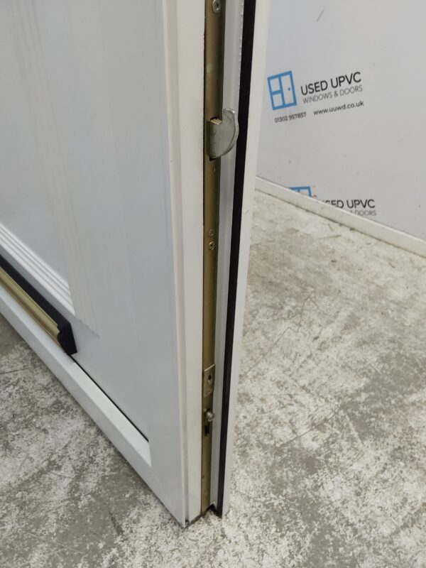 Used White Upvc Front Door And Toplight 1010mm x 2210mm 0645 - Image 6