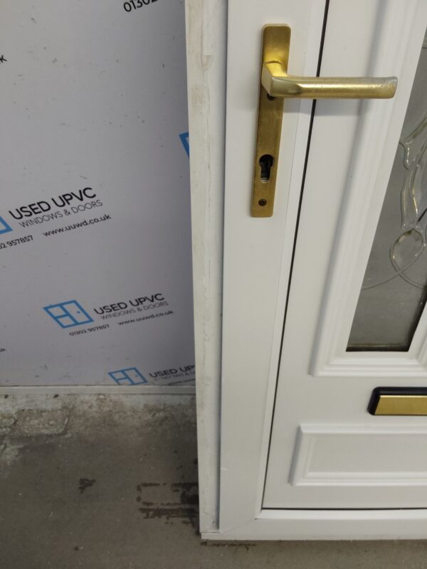 Used White Upvc Front Door 880mm x 2150mm 0627 - Image 12
