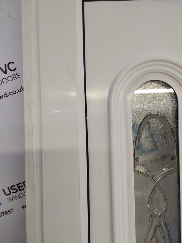 Used White Upvc Front Door 880mm x 2150mm 0627 - Image 9