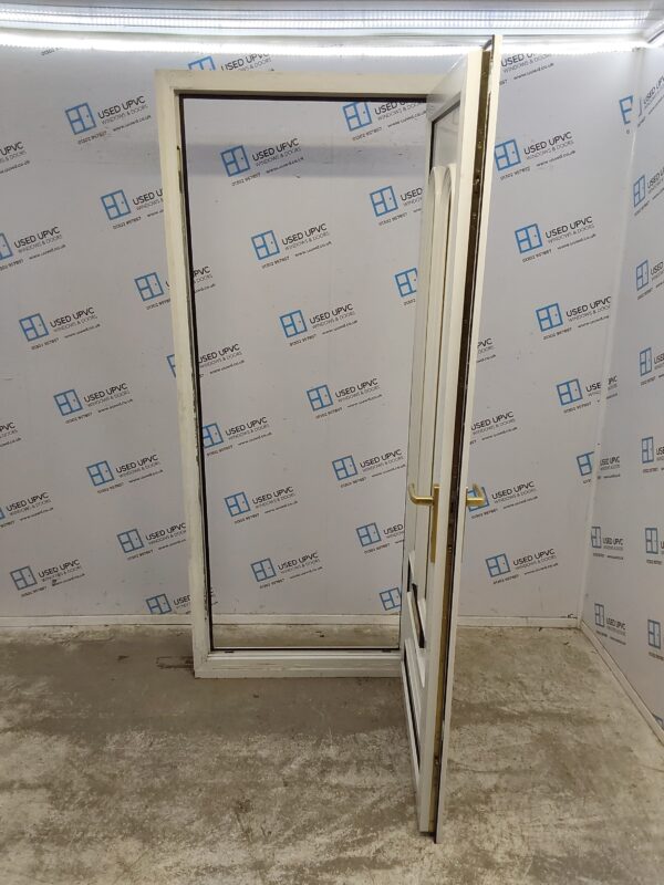 Used White Upvc Front Door 880mm x 2150mm 0627 - Image 3