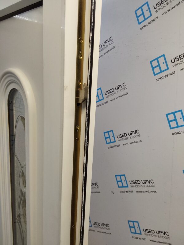 Used White Upvc Front Door 880mm x 2150mm 0627 - Image 4
