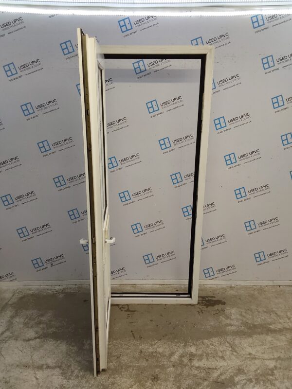 Used White Upvc Front Door 835mm x 2050mm 0612 - Image 3