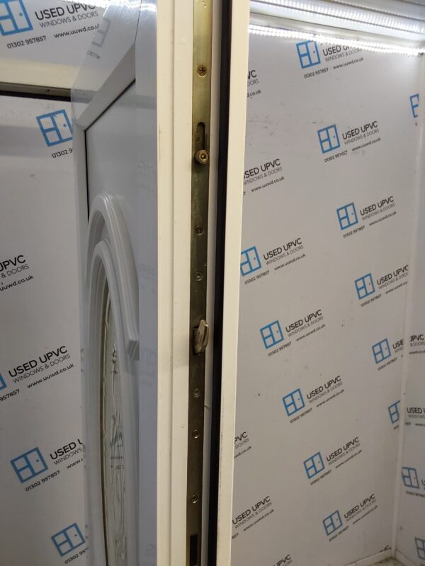 Used White Upvc Front Door 870mm x 2045mm 0458 - Image 4