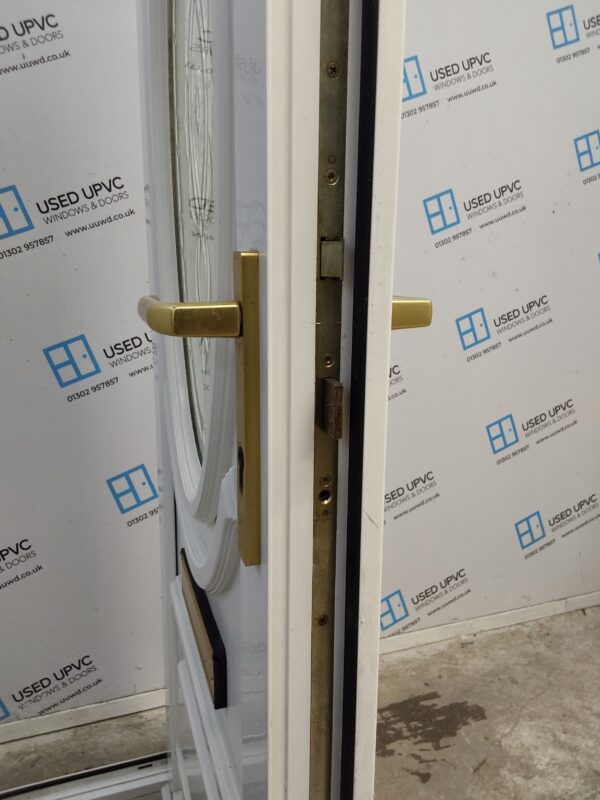 Used White Upvc Front Door 870mm x 2045mm 0458 - Image 5