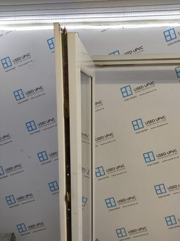 Used White Upvc French Doors 1785mm x 2055mm EA3 - Image 3