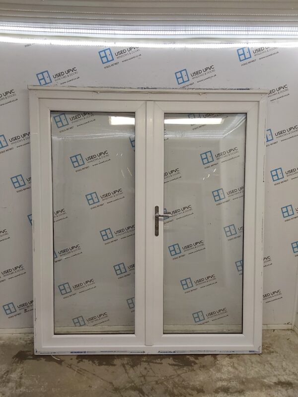 Used White Upvc French Doors 1785mm x 2055mm EA3 - Image 6