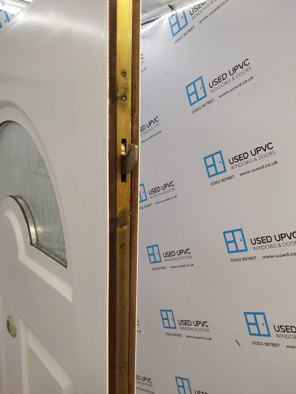 Used White Upvc Front Door 860mm x 2065mm 0120 - Image 4
