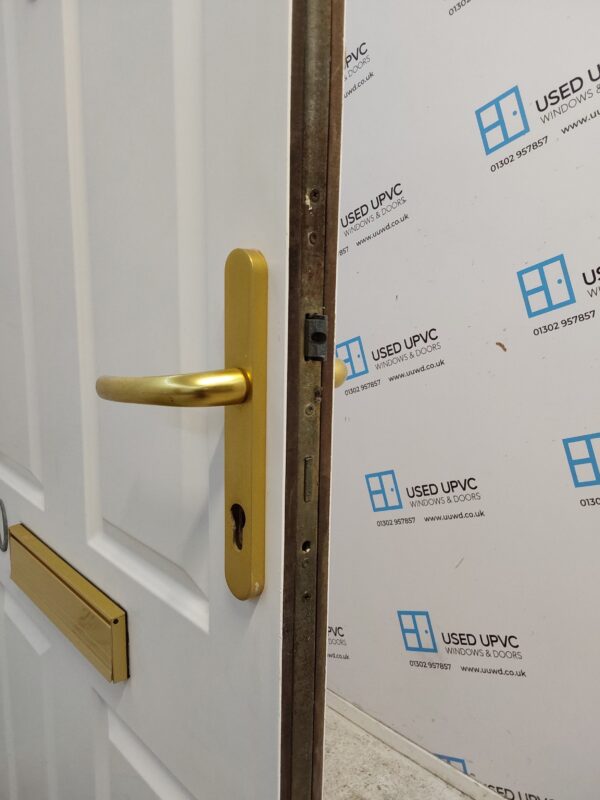 Used White Upvc Front Door 860mm x 2065mm 0120 - Image 5