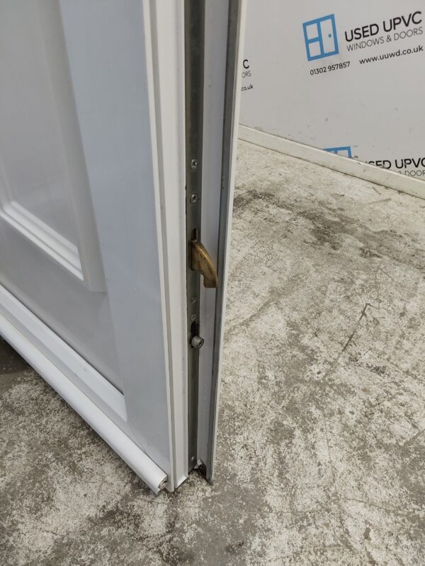 Used White Upvc Back Door 850mm x 2050mm (Reduce To 835mm) C6004 - Image 6