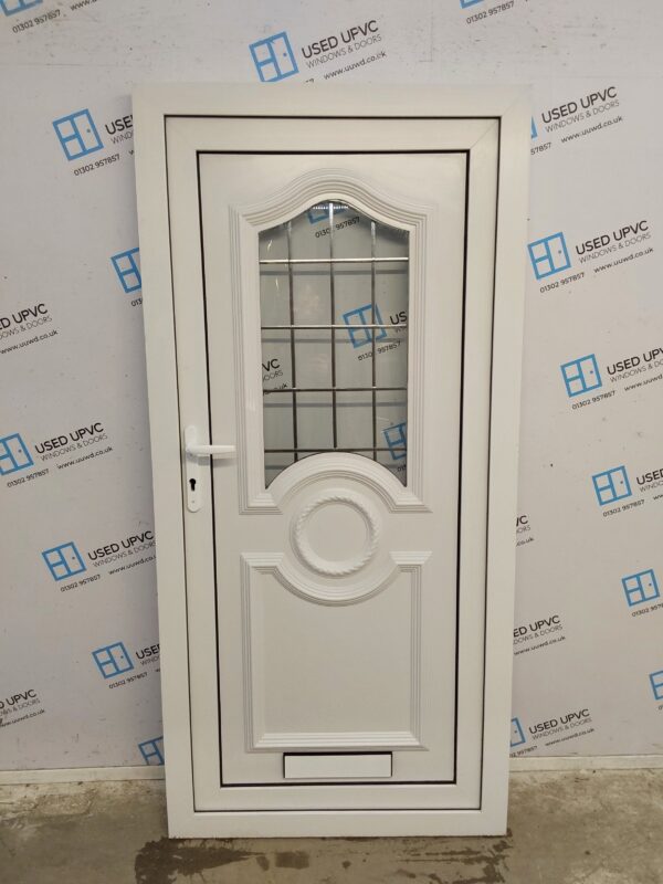Used White Upvc Front Door (Outwards Opening) 915mm x 1915mm 0669 - Image 6