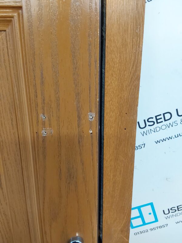 Used Oak Composite Front Door 905mm x 2025mm 0369 - Image 8