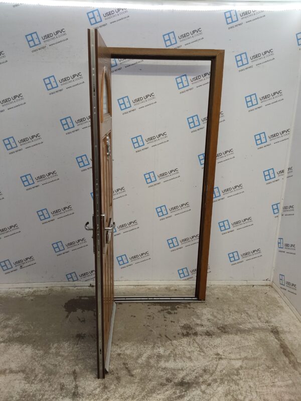 Used Oak Composite Front Door 905mm x 2025mm 0369 - Image 3