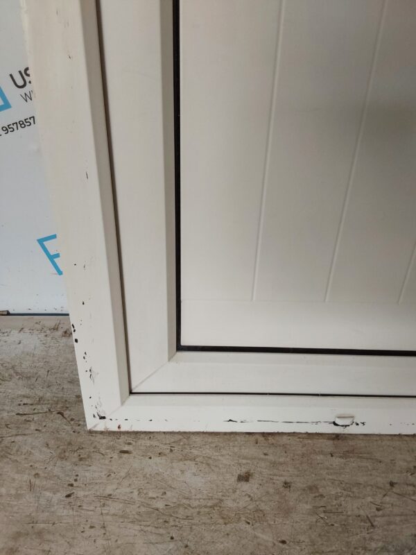 Used White Upvc Back Door And Toplight 860mm x 2425mm 0562 - Image 16