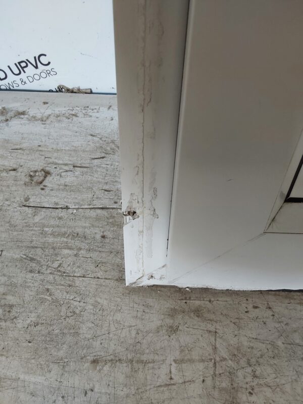 Used White Upvc Back Door And Toplight 860mm x 2425mm 0562 - Image 7