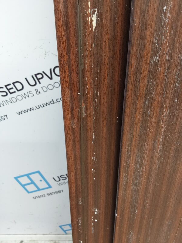Used Woodgrain Upvc Back Door 920mm x 2065mm (Reduce To 900mm x 2045mm) 0078 - Image 14
