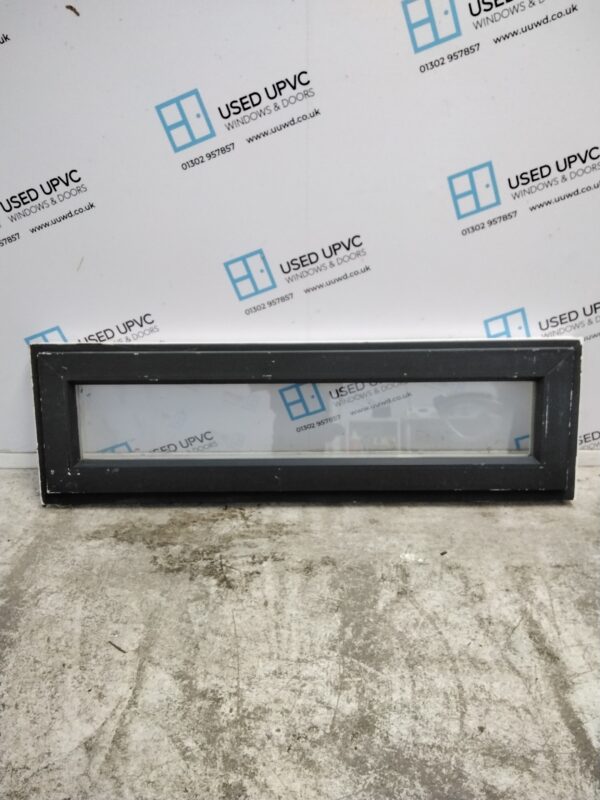 Used Anthracite Grey Upvc Window 1225mm x 370mm W0172
