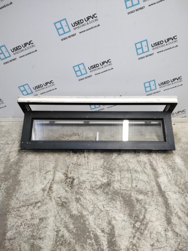 Used Anthracite Grey Upvc Window 1225mm x 370mm W0172 - Image 3