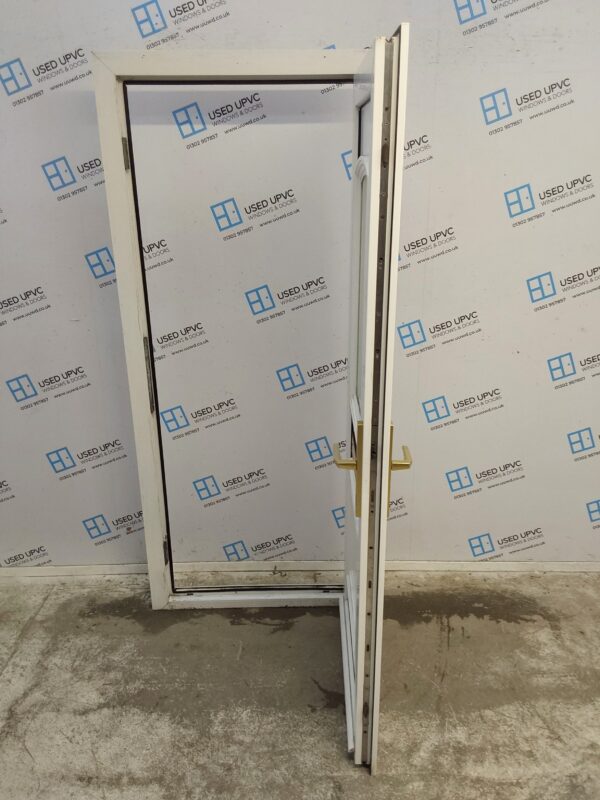 Used White Upvc Front Door 850mm x 1970mm 0290 - Image 3