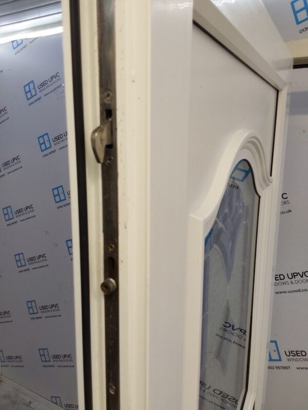 Used White Upvc Front Door 915mm x 2050mm (reduce to 890mm) 0621 - Image 7