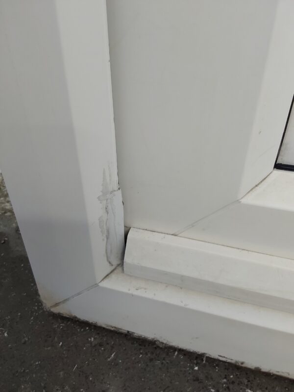 Used White Upvc Front Door 870mm x 2065mm 0775 - Image 4